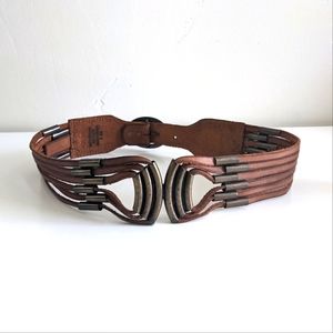 Anthropologie Lucky Penny Leather Belt, size small